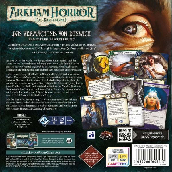 Arkham-Horror--Das-Kartenspiel---Das-VermAechtnis-von-Dunwich-(Ermittler-Erweiterung)_3 - bigpandav.de