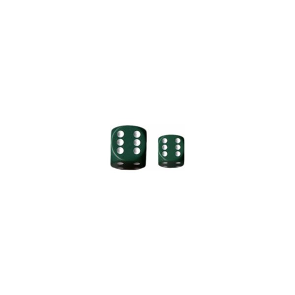 Green-white-Opaque-12mm-d6-with-pips-Dice-Blocks™-(36-Dice)_0 - bigpandav.de