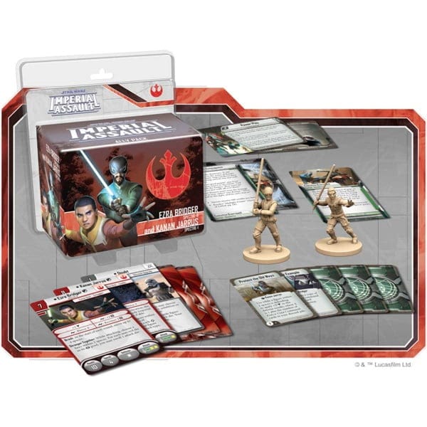 Star Wars: Imperial Assault: Assault Ezra Bridger und Kanan Jarrus Ally Pack DE